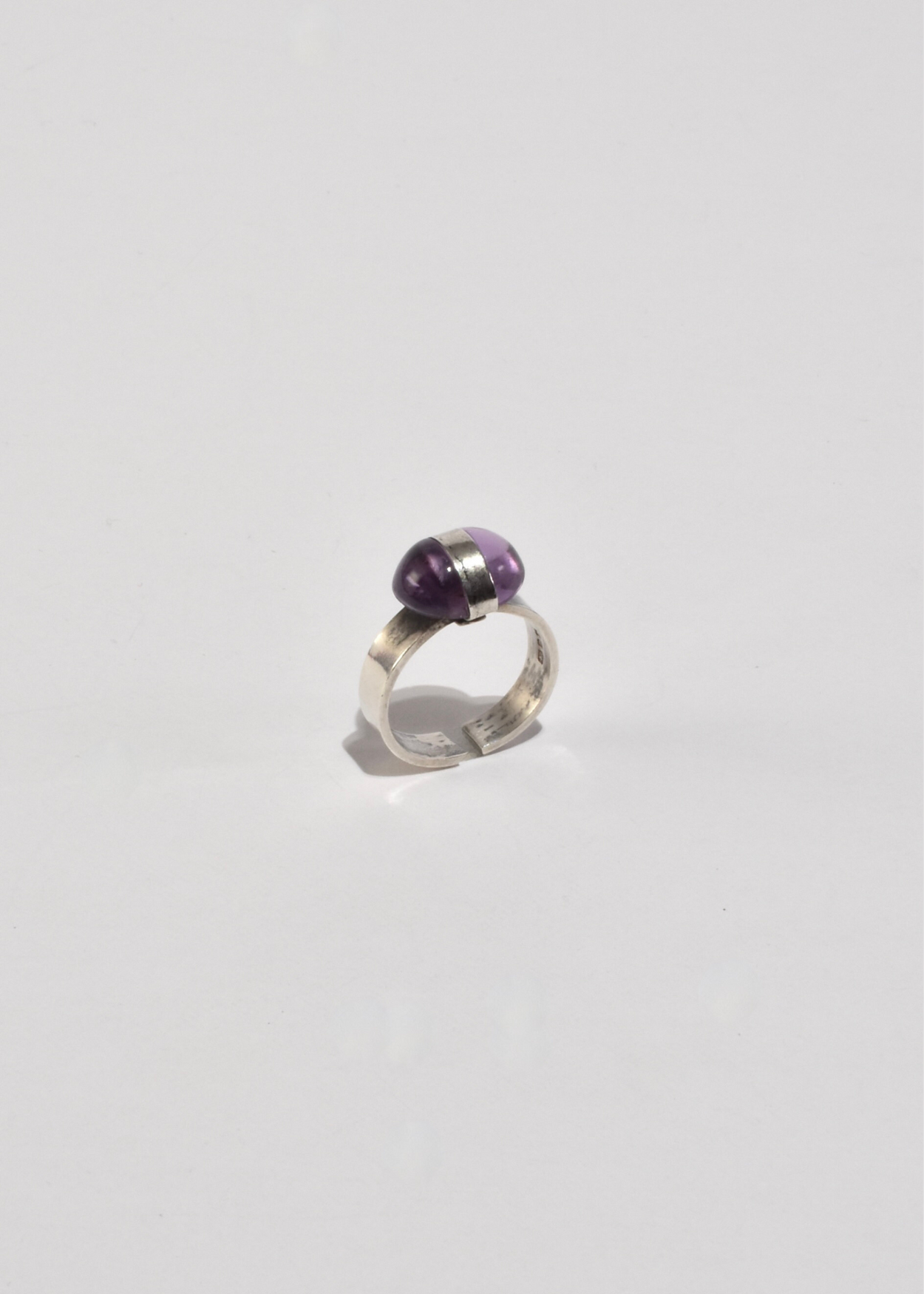 Modernist Amethyst Ring