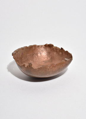 Brutalist Copper Bowl