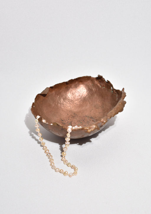 Brutalist Copper Bowl